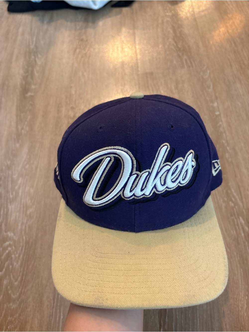 Dukes hat with jmu on the side